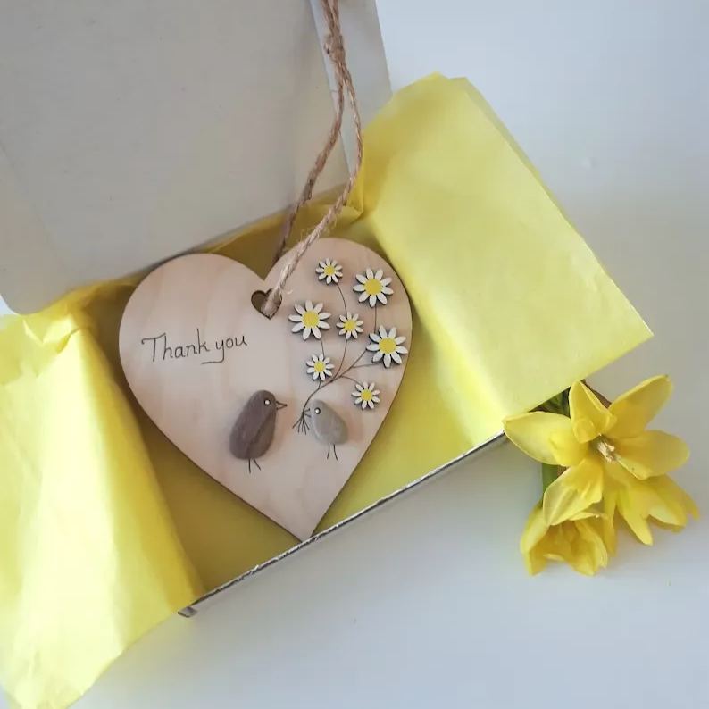 ✨Wooden Heart Decoration❤